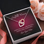 To My Gorgeous Woman Interlocking Heart Necklace - Zensassy