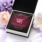 To My Gorgeous Woman Interlocking Heart Necklace - Zensassy