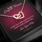 To My Gorgeous Woman Interlocking Heart Necklace - Zensassy