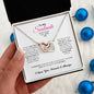 To My Soulmate, Interlocking Hearts Women`s Pendant Necklace,Christmas and Birthday Gift For Wife,Girlfriend And Partner - Zensassy