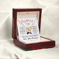 To My Wife Message Card Jewerly Gift, Gold Plated Interlocking Hearts Pendant Necklace For Wife, Gift For Her - Zensassy