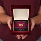 To My Gorgeous Woman Interlocking Heart Necklace - Zensassy
