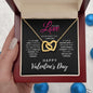 Interlocking Hearts Necklace, Valentine's Day Gift For Her - Zensassy
