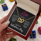 Interlocking Hearts Necklace, Valentine's Day Gift For Her - Zensassy