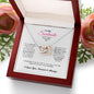 To My Soulmate, Interlocking Hearts Women`s Pendant Necklace,Christmas and Birthday Gift For Wife,Girlfriend And Partner - Zensassy