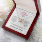To My Soulmate, Interlocking Hearts Women`s Pendant Necklace,Christmas and Birthday Gift For Wife,Girlfriend And Partner - Zensassy