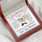 To My Wife Message Card Jewerly Gift, Gold Plated Interlocking Hearts Pendant Necklace For Wife, Gift For Her - Zensassy