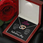 Interlocking Hearts Necklace, Valentine's Day Gift For Her - Zensassy