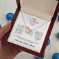 To My Soulmate, Interlocking Hearts Women`s Pendant Necklace,Christmas and Birthday Gift For Wife,Girlfriend And Partner - Zensassy