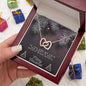 To Daughter and Granddaughter Christmas Interlocking Hearts Necklace, Gift for Women - Zensassy