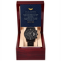 To My Bearded Handsome Man Quartz Wristwatch Gift For Him - Zensassy