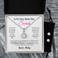 Bonus Mum/Mom Fully Personalised Message Card Pendant Necklace, Birthday, Christmas and Mother`s Day Gift For Stepmother - Zensassy