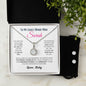 Bonus Mum/Mom Fully Personalised Message Card Pendant Necklace, Birthday, Christmas and Mother`s Day Gift For Stepmother - Zensassy