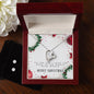 Gift for Daughter, Mom, Wife, Girlfriend and Partner, 14K White Gold Finish, Necklace And Earring Set - Zensassy