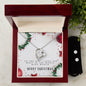Gift for Daughter, Mom, Wife, Girlfriend and Partner, 14K White Gold Finish, Necklace And Earring Set - Zensassy