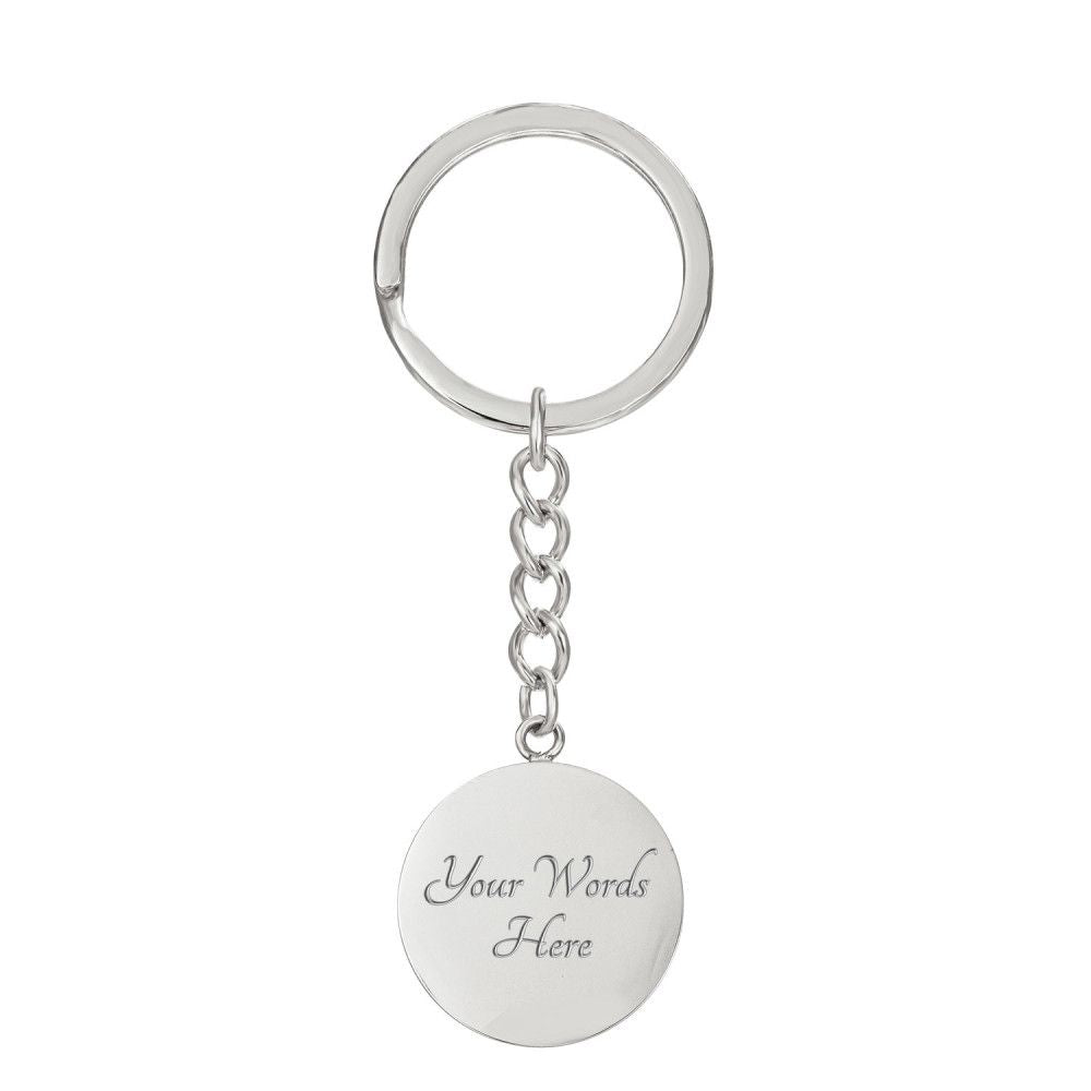 Yin Yang Water Key Ring, Spiritual Gift For Women and Men