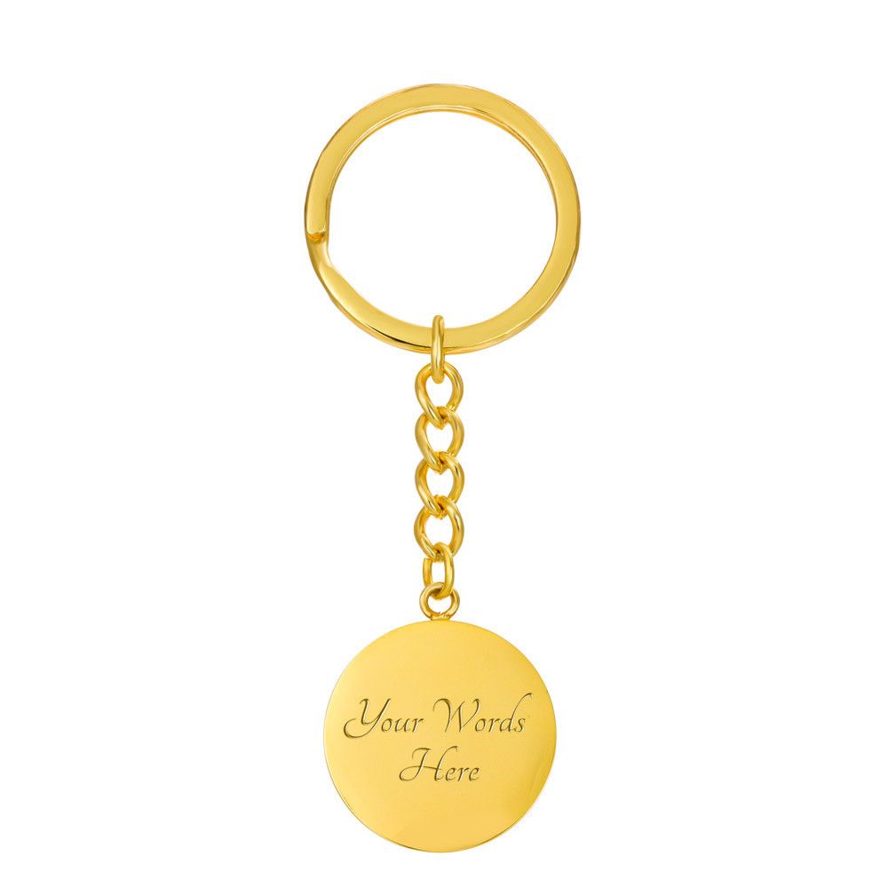 Yin Yang Water Key Ring, Spiritual Gift For Women and Men