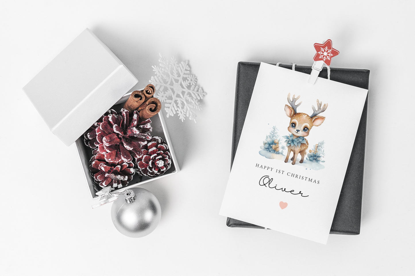 First Christmas Card For Baby Boy First Christmas Card For Babies Christmas Gift Personalised Christmas Card For Boy