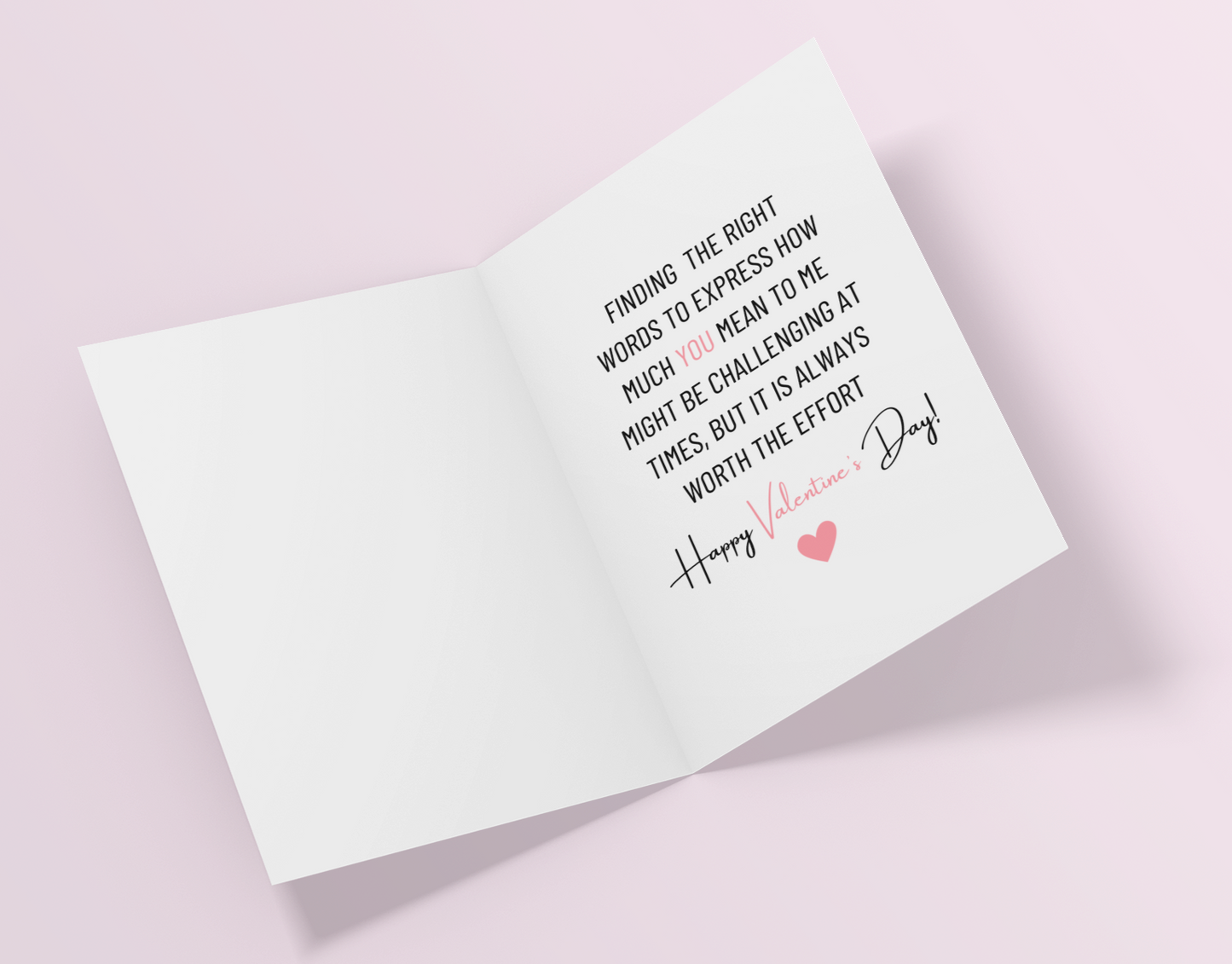 Personalised Romantic Card for Her, Valentines Gifts, For Wife, Girlfriend, Fiance, Partner