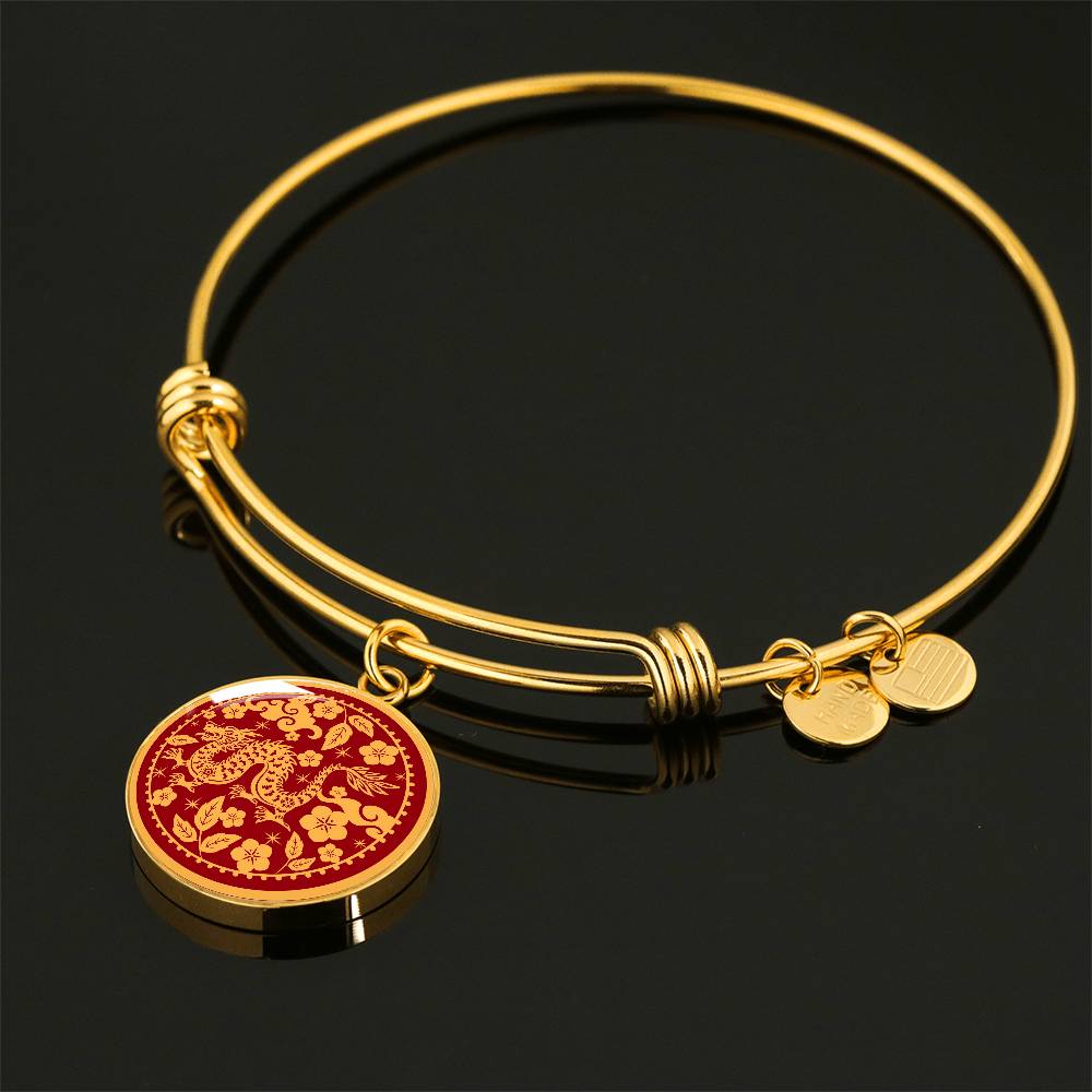 Lunar New Year 2024, Chinese New Year 2024, Year Of Dragon Gift, Engraving Bracelet