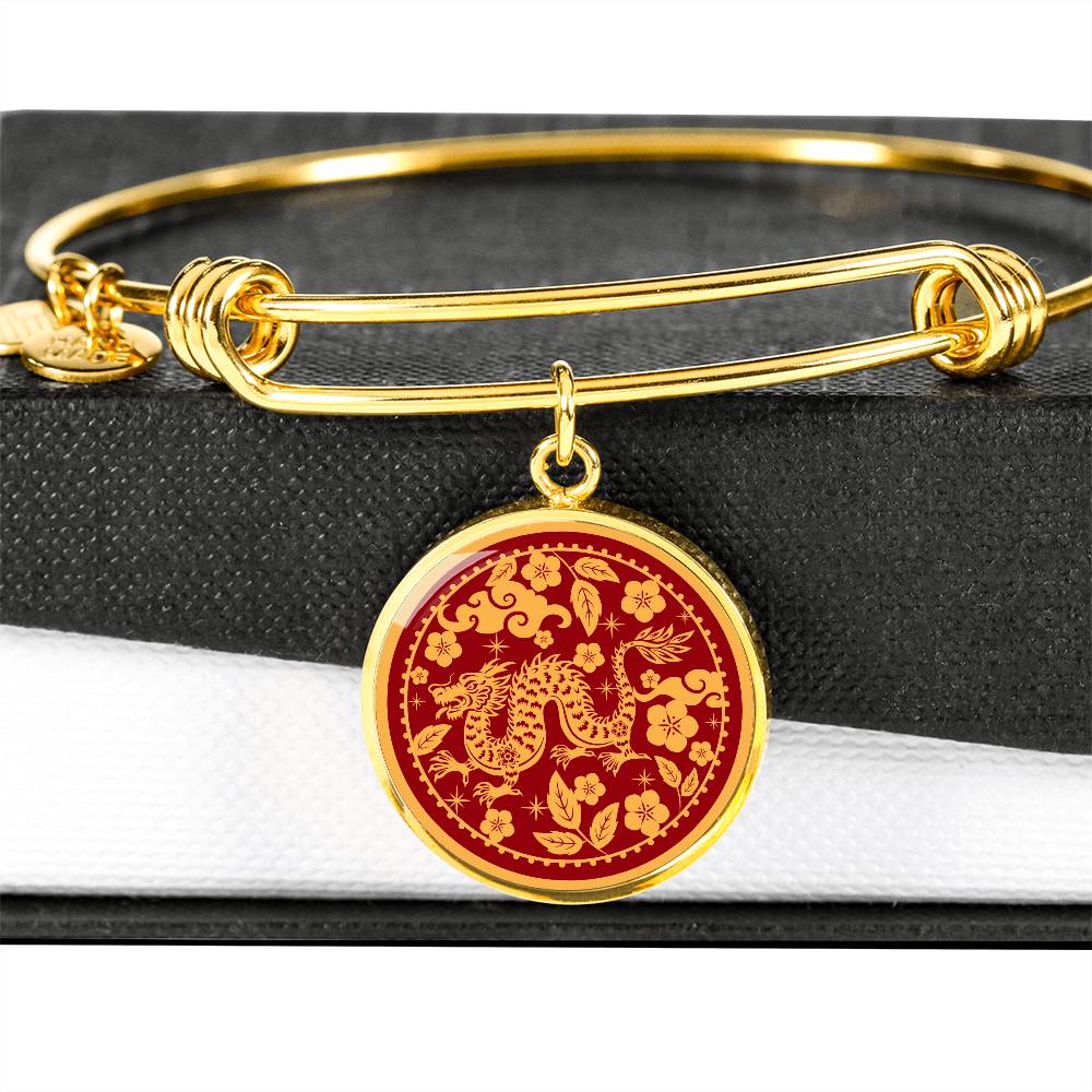 Lunar New Year 2024, Chinese New Year 2024, Year Of Dragon Gift, Engraving Bracelet