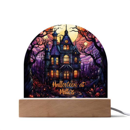 Personalized Halloween House Decor Haunted House Haunted Mansion