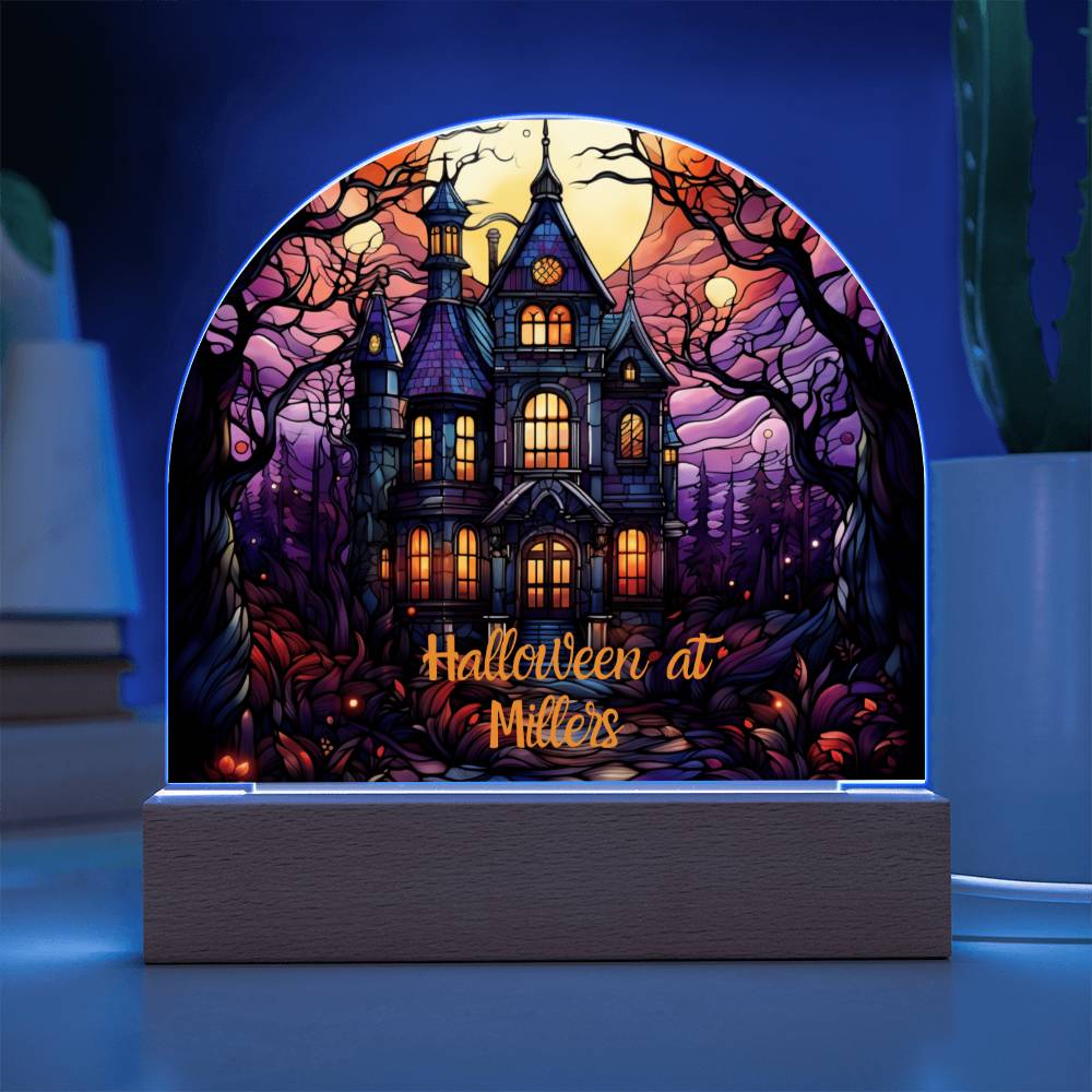 Personalized Halloween House Decor Haunted House Haunted Mansion