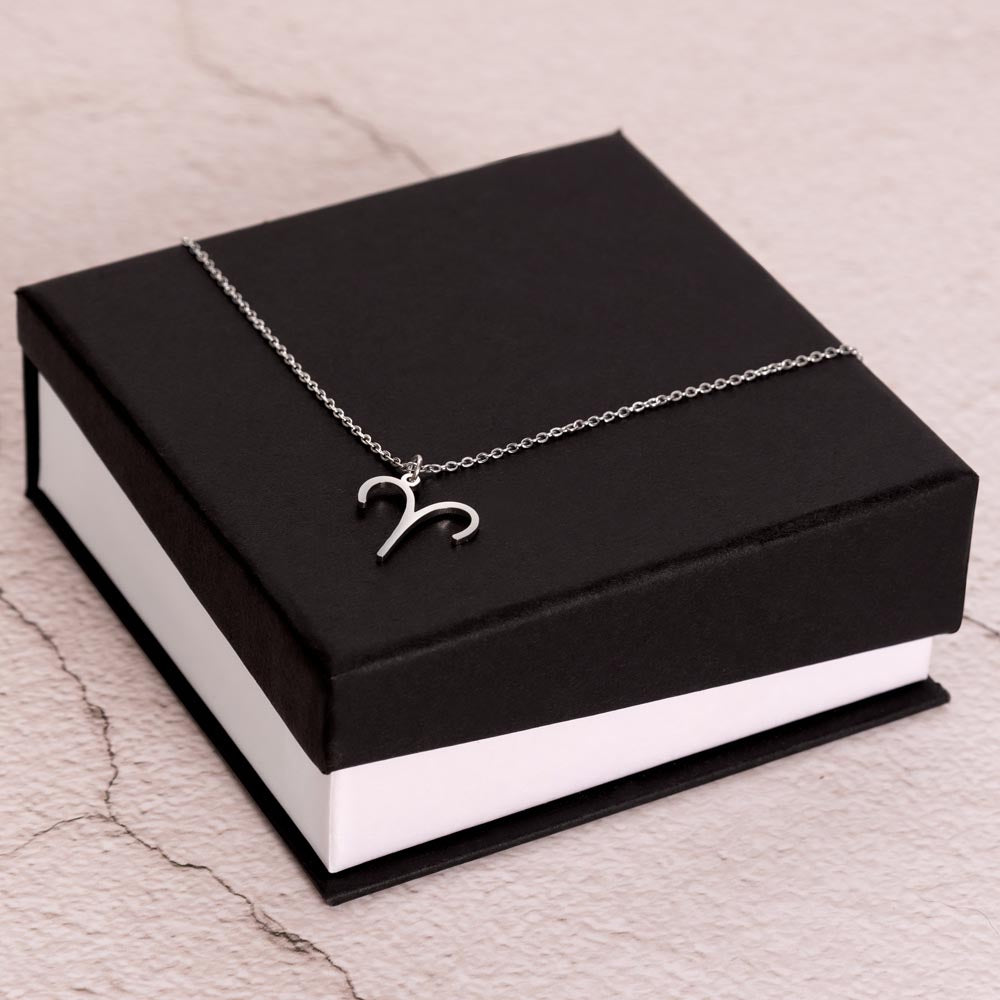 Aries Zodiac Jewellery, Zodiac Sign Necklace, Birthday Gift For Women