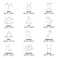 Aries Zodiac Jewellery, Zodiac Sign Necklace, Birthday Gift For Women