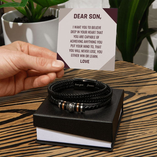 Gift For Son, Bracelet for Son, Graduation Gift For Son