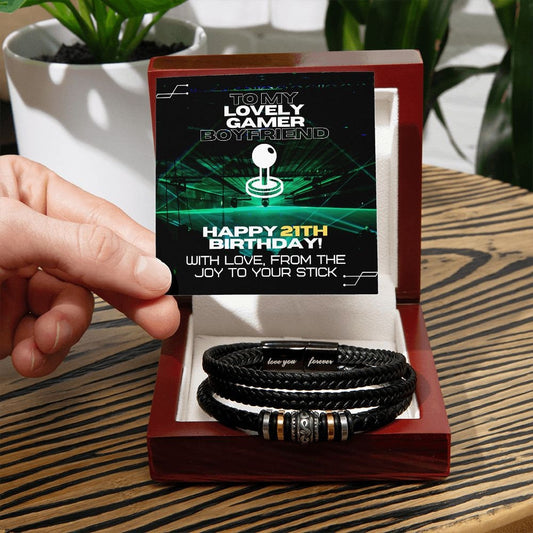 Gamer Boyfriend Gift, Birthday Gift For Gamer Boyfriend, Men's Bracelet
