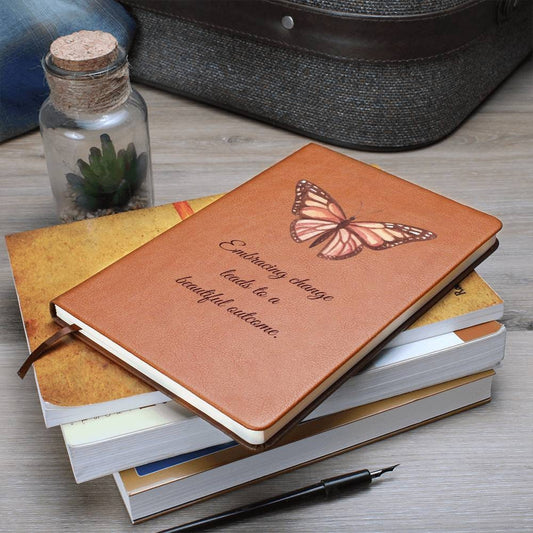 Butterfly Notebook, Journal For Girls and Women, PU Leather Cover