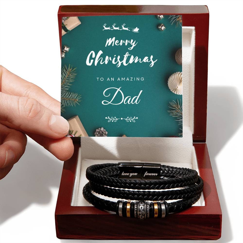 Christmas Gift For Dad Engraved Bracelet Gift for Father