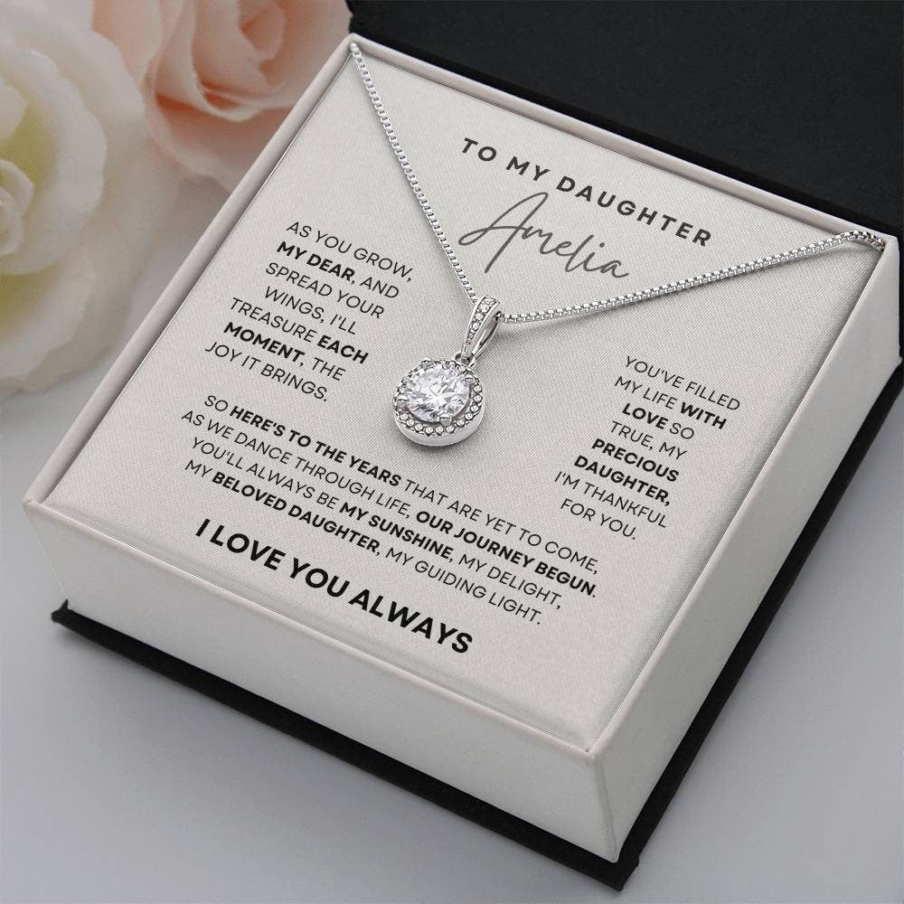Daughter Gift, Daughter Necklace, Personalised Christmas, Birthday, Graduation Gift For Daughter