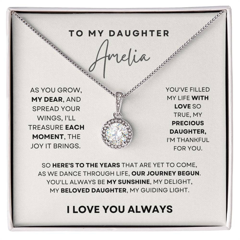 Daughter Gift, Daughter Necklace, Personalised Christmas, Birthday, Graduation Gift For Daughter