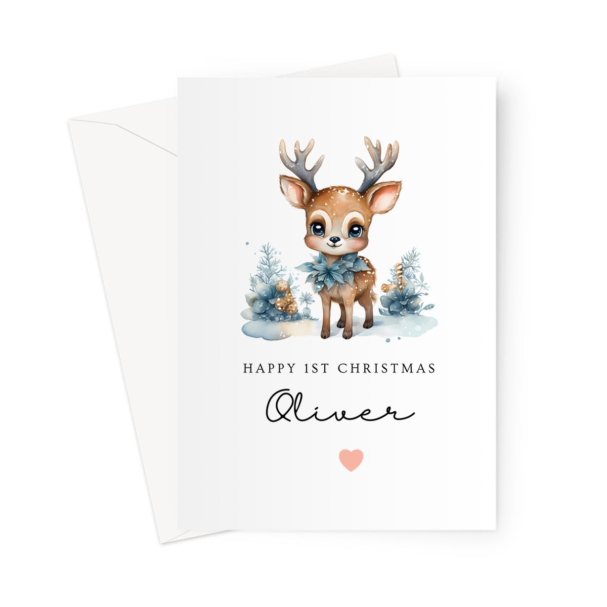 First Christmas Card For Baby Boy First Christmas Card For Babies Christmas Gift Personalised Christmas Card For Boy