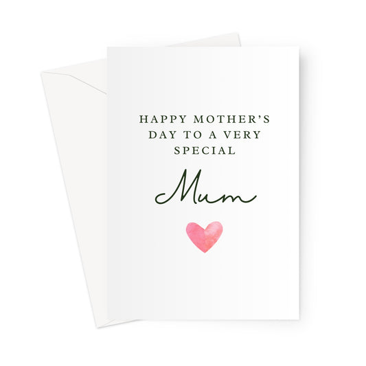 Greeting Card For Mum, Personalised Mothers Day Card