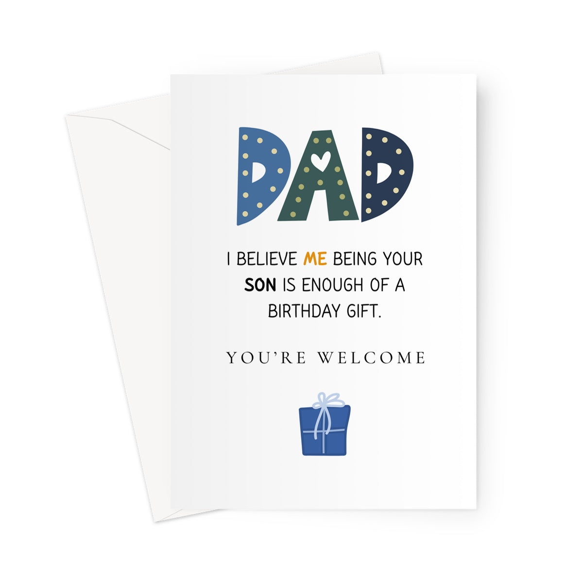 Funny Birtday Card For Dad Personalised Birthday Card For Father From Daughter Birthday Card From Son