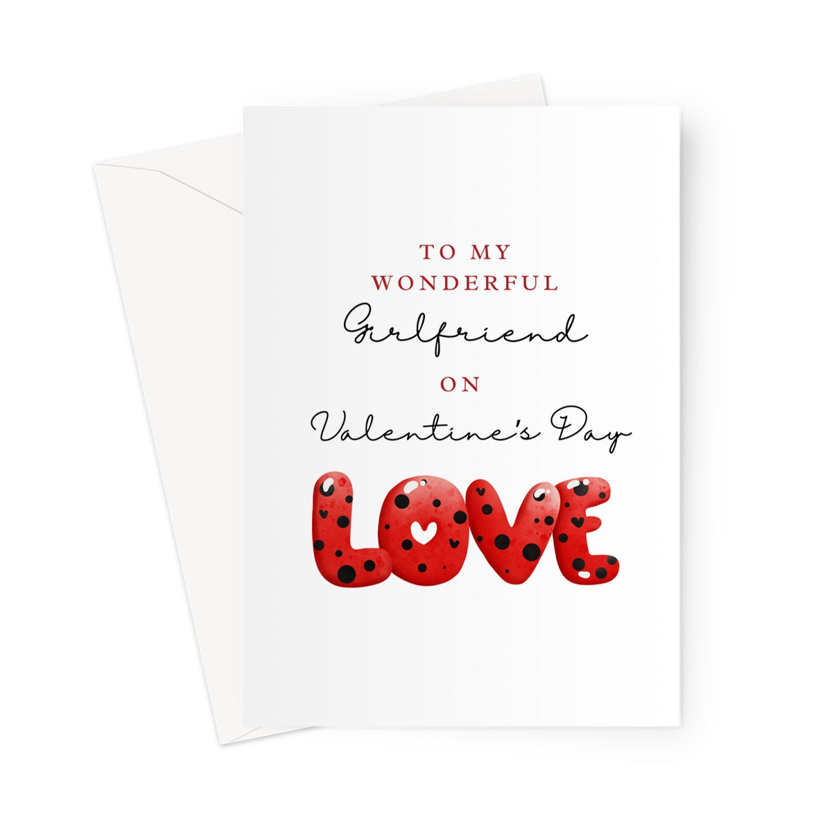 Valentine's Day Card For Wife, Husband, Girlfriend, Boyfriend, Partner, Fiance