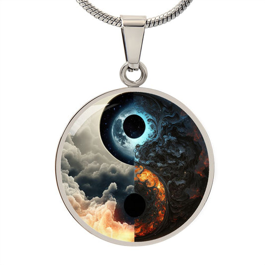 Yin Yang Spiritual Pendant Necklace, Gift For Her - Zensassy