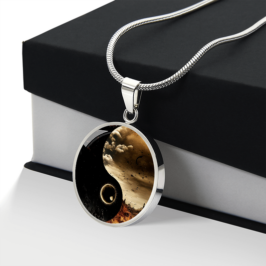 Yin Yang Symbol Pendant, Spiritual Necklace, Gift For Her - Zensassy