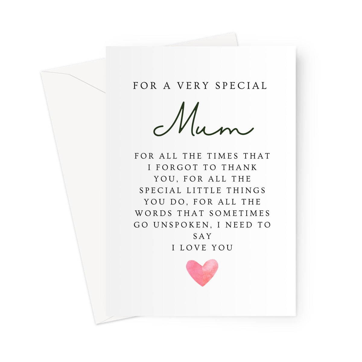 Mothers Day Card, Mothers Day Gift,Mum Gift,Birthday Gift,Personalised Card For Mum