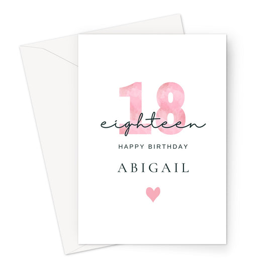 Birthday Card For Daughter Birthday Card For Girls Personalised Birthday Card For Women