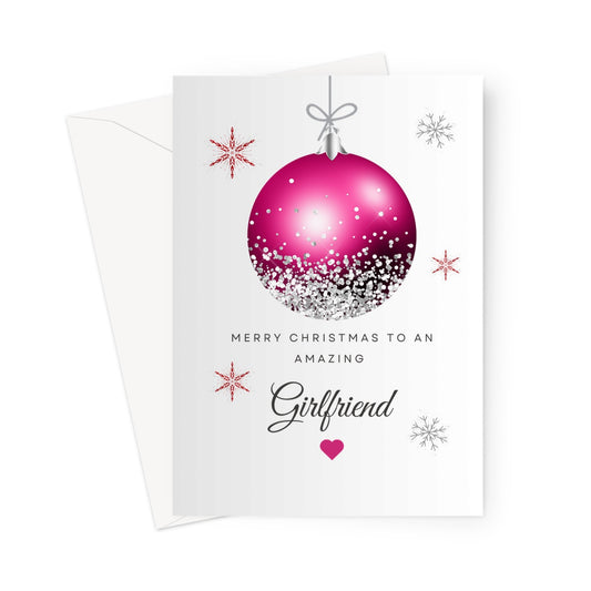 Personalised Christmas Card For Girlfriend, Christmas Card For Her,