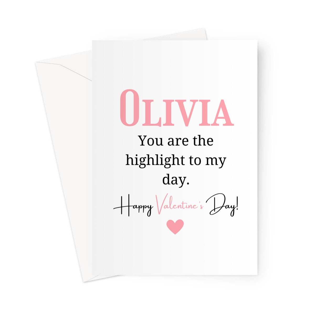 Personalised Romantic Card for Her, Valentines Gifts, For Wife, Girlfriend, Fiance, Partner