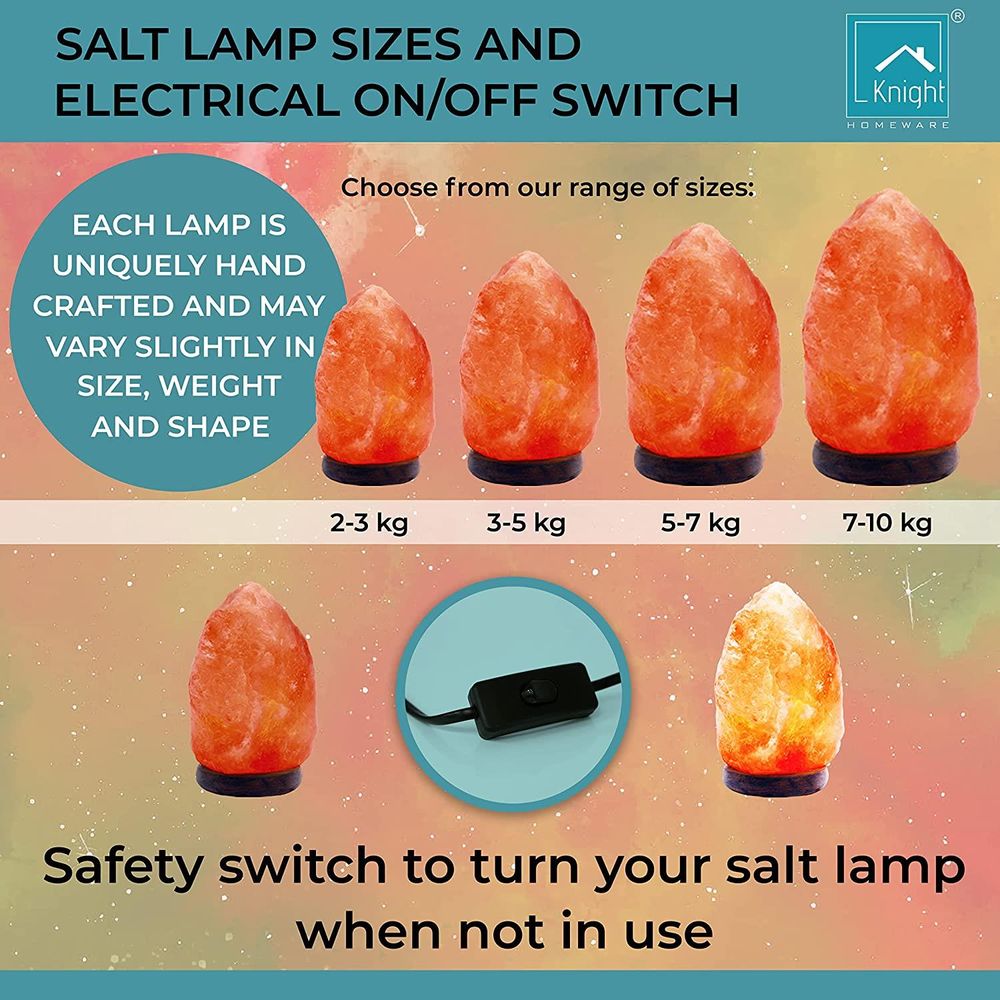 Himalayan Natural & Handicraft Salt Lamp Healing Rock-Bulb Wooden Base  (3-5 Kg)